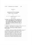 Relating to the Bond of County Treasurer to Account for Assessments Collected by Him and to Amend Section 51 of the Conservancy Act of Extraordinary Session of the Twenty-Third Session of the General Assembly of the State of Colorado, Approved April 29, 1922, and All Acts or Parts of Acts in Conflict Therewith.