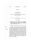 To Provide for the Payment of an Estimated Deficit Against the State Home for Dependent and Neglected Children for the Fiscal Period Ending June 30, 1931.