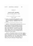 To Sumbit to the Qualified Electors of the State of Colorado an Amendment to Section 8 of Article XIV of the Constitution of the State of Colorado, Concerning County Officers.