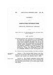 To Repeal Section 8068, Chapter 163, Compiled Laws of Colorado, 1921, Relating to an Appropriation for the Purpose of Carrying Out a Contract Now Existing Between the State of Colorado and the Government of the United States, which Contract was Established by the General Assembly of Colorado by an Act Approved April 9, 1915, when it Accepted the Provisions, Terms and Conditions of an Act of Congress, Known as the Smith-Lever Act.