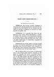 House Joint Resolution No. 1