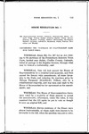 House Resolution No. 1 - Concerning the Purchase of Frantzhurst Rainbow Trout Farm.