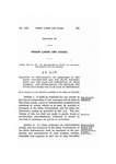 Relating to Employment of Prisoners in the State Penitentiary and the State Reformatory, and the Sale and Disposition of Their Product; and Establishing and Defining the State-Use System for such Sale or Disposition.