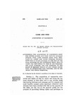 Authorizing the Acquisition of Easements from the United States and from Private Riparian Owners Over Land Leading from Used Highways to, Under and Along Streams Stocked with Fish at State Expense to the End of the Full Exercise of the Sovereign Right Held in Trust for the Public to Fish in and Throughout such Streams, for the Exercise of the Right of Eminent Domain if and Where Necessary to Effectuate Said Purpose, and to Set Apart the Funds Therefor.