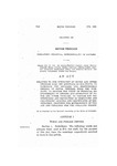 Relating to the Operation of Motor and Other Vehicles Upon the Highways of the State; to Eliminate the Reckless and Irresponsible Drivers of Motor Vehicles from the Highways; to Provide for Proof of Financial Responsibility by Owners and Operators of Motor and Other Vehicles; to Provide for the Suspension and Revocation of Operators' and Chauffeurs' Licenses and Certificates of Registration; Providing for Enforcement of this Act and Penalties for the Violation Hereof