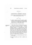 To Amend Article X of the State Constitution by Adding Thereto a Section Concerning the Use of Motor Vehicles Registration License Fees and Operating Charges and of Excise Taxes on Liquid Motor Fuels