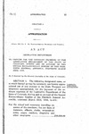 To Provide for the Ordinary Expense of the Legislative Department of the State of Colorado, During and on Account of the Second Extraordinary Session of the Thirtieth General Assembly, Convened March 23rd, 1936.