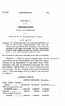 Making an Appropriation to the Department of the State Dairy Commissioner, for the Expense and Maintenance Thereof, and for the Payment of the Salaries of Its Employes, During the Biennial Fiscal Period Beginning July 1, 1937, and Ending June 30, 1939.