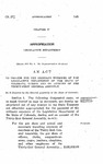 To Provide for the Ordinary Expenses of the Legislative Department of the State of Colorado, During and on Account of the Thirty-First General Assembly.