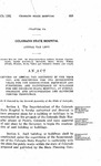 Levying an Annual Tax Beginning in the Year 1937, and Continuing for Ten Consecutive Years for the Construction, Equipment and Furnishing, and Maintenance of Buildings for the Colorado State Hospital, at Pueblo, Colorado, and Appropriating the Revenues Derived Therefrom.