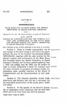 Making an Appropriation for the General Support and Maintenance of the State Home and Training School for Mental Defectives at Grand Junction, Colorado.