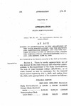 Making an Appropriation to the Department of the State Horticulturist, for the Expenses and Maintenance Thereof, and for the Payment of the Salaries of Its Employes, During the Biennial Fiscal Period Beginning July 1, 1937, and Ending June 30, 1939.