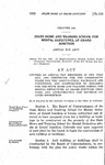 Levying an Annual Tax Beginning in the Year 1937, and Continuing for Ten Consecutive Years for the Construction, Equipment and Furnishing, and Maintenance of Buildings for the State Home and Training School for Mental Defectives, at Grand Junction, Colorado, and Appropriating the Revenue Derived Therefrom.