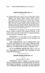 House Resolution No. 13