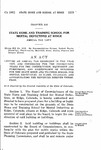 Levying an Annual Tax Beginning in the Year 1937, and Continuing for Ten Consecutive Years for the Construction, Equipment and Furnishing, and Maintenance of Buildings for the State Home and Training School for Mental Defectives, at Ridge, Colorado, and Appropriating the Revenues Derived Therefrom.