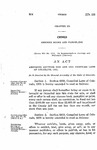 Amending Sections 6850 and 6851 Compiled Laws of Colorado, 1921.