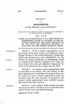 Making an Appropriation to Pay Certificates of Indebtedness Issued on Account of the Deficiency Existing in the Water Defense Fund of the State and Additional Expenses of Said Fund for the Current Biennial Period.