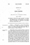 Relating to the Fees and Salaries of Public Trustees, and to Amend Section 1, Chapter 152, Session Laws of Colorado, 1933, Designated as Section 56, Chapter 40, Colorado Statutes Annotated, 1935.