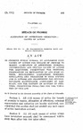 To Promote Public Morals, by Abolishing Civil Causes of Action for Breach of Promise to Marry, Alienation of Affections, Criminal Conversation, and Certain Causes of Action for Seduction, Prohibiting the Bringing, Prosecution or Settlement of Any Such Actions, Establishing Limitations Thereon, Regulating the Procedure in Such Actions and in Actions and Proceedings for Divorce, Separate Maintenance, Annulment of Marriage, and for Custody or Support of Children, Prescribing Penalties for the Violation of This Act.