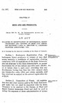 Relating to Registration of Beekeepers, Honey Producers and Owners of Bees and Amending Sections 3 and 13, Chapter 21, Colorado Statutes Annotated, 1935.