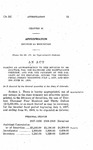 Making an Appropriation to the Division of Securities, for the Expenses and Maintenance Thereof, and for the Payment of the Salaries of Its Employes, During the Biennial Fiscal Period Beginning July 1, 1937, and Ending June 30, 1939.