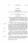 Making an Appropriation to the State Board of Agriculture for the Department of Seed Certification of the Agricultural Extension Service During the Biennial Fiscal Period Beginning July 1, 1937, and Ending June 30, 1939.