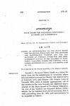 Making an Appropriation to the State Board for Vocational Education, for the Expenses and Maintenance Thereof, and for the Matching of Federal Funds for the Reimbursement in Part of the Salaries of Vocational Teachers, During the Biennial Fiscal Period Beginning July 1, 1937, and Ending June 30, 1939.