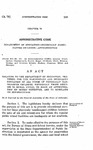 Relating to the Department of Education; Providing for the Elementary and Secondary Education of All Types of Physically Handicapped Children, Especially Those Residing in Rural Areas; To Make an Appropriation of Money Therefor, and to Regulate Its Expenditure.