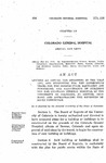 Levying an Annual Tax Beginning in the Year 1937, and Continuing for Ten Consecutive Years for the Construction, Equipment and Furnishing, and Maintenance of Buildings for the Colorado General Hospital of the University of Colorado, at Denver, Colorado, and Appropriating the Revenues Derived Therefrom.