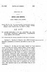 To Amend Sections 1 to 167, Chapter 110, 1935 Colorado Statutes Annotated, Concerning Coal Mines and Mining.