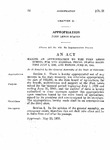 Making an Appropriation to the Fort Lewis School for the Biennial Fiscal Period Beginning July 1, 1939, and Ending June 30, 1941.