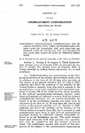 Concerning Unemployment Compensation and to Amend Chapter Two, Third Extraordinary Session Laws of Colorado, 1936, and Chapter 260, Session Laws of Colorado, 1937, and Repealing All Acts and Parts of Acts in Conflict Herewith.