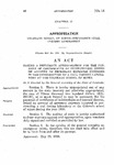 Making a Deficiency Appropriation for the Payment of Certificates of Indebtedness Issued on Account of Necessary Expenses Incurred in the Constitution of a Coal Testing Laboratory at the Colorado School of Mines.