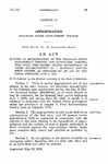 Making an Appropriation to the Colorado State Employment Service for Continuing Cooperation With the United States Government in Their Establishment of a National Employment System, as Provided by an Act of Congress Approved June 6, 1933.