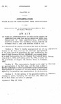 To Make an Appropriation to the State Board of Agriculture for the Department of Seed Certification of the Agricultural Extension Service, During the Biennial Fiscal Period Beginning July 1, 1939, and Ending June 30, 1941.