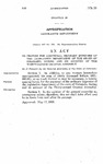 To Provide for Additional Ordinary Expenses of the Legislative Department of the State of Colorado, During and On Account of the Thirty-Second General Assembly.