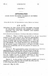 Relating to the Adams State Teachers College of Southern Colorado and Making an Appropriation for the Use, Benefit and Maintenance Thereof.