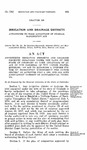 Authorizing Irrigation Districts and Drainage Districts Organized Under the Laws of the State of Colorado to Take Advantage of an Act of the Congress of the United States, Entitled, 