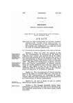 Relating to the Supervision of Mutual Benefit Associations, Placing Such Associations Under the Supervision of the Commissioner of Insurance, and Repealing All Acts or Parts of Acts in Conflict Herewith