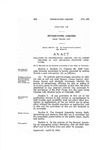 Relating to Intoxicating Liqours and to Amend Chapter 89, 1935 Colorado Statutes Annotated