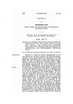 Making an Appropriation to the State Board of Agriculture for the Fiscal Years 1941-1942 and 1942-1943, for Cooperative Extension Work With the United States Department of Agriculture, and Supplemental Extension Work