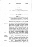 Making an Appropriation to the State Home and Training School for Mental Defectives at Ridge, Colorado, for the Fiscal Years 1943-1944 and 1944-1945.