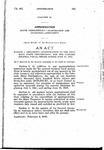 Making a Deficiency Appropriation to the Colorado State Penitentiary, for the Current Biennial Fiscal Period Ending June 30, 1943.