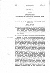 Making an Appropriation to the State Board of Agriculture for the Fiscal Years 1943-1944 and 1944-1945, for Co-operative Extension Work with the United States Department of Agriculture, and Supplemental Extension Work.