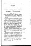 Making an Appropriation to the State Board of Agriculture for the Fiscal Years 1943-1944 and 1944-1945, for the State Seed Laboratory of the Colorado Agricultural Experiment Station.