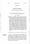 Relating to Poultry; and Providing for the Classification, Recognition, Control and Eradication of Pullorum Disease of Poultry in Colorado; Prohibiting the Importation of Chickens or Turkeys for Breeding Purposes Not Under Control of the National Poultry Improvement Plans; Providing for Labeling Containers of Eggs, Chicks, Poults or Breeding Stock with Respect to Pullorum Tests; Providing for the Registration and Licensing of Salesmen or Sales Agencies of Chicks, Poults or Hatching-Eggs in Colorado; and Providing that All Hatcheries Hatching or Selling Chicks, Poults or Hatching-Eggs Within the State Shall File Certified Copies of Pullorum Test Reports on All Source Flocks Supplying Such Products with the Colorado Division of Agriculture or Other Similar Department or Board.