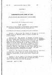 Relating to the Division of Budgets, and to Amend Chapter 2, Session Laws of Colorado, 1941.