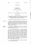 Relating to Revenue and Taxation and to Amend Chapter 175, Session Laws of Colorado of 1937, as Amended Relating to the Income Tax.