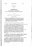 Making an Appropriation to the State Board of Agriculture for the Fiscal Years 1945-1946 and 1946-1947, for the Colorado Agricultural Experiment Station of the Colorado College of Agriculture and Mechanic Arts.