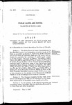 Relating to the Transfer of State Lands for Other Lands, by the State Board of Land Commissioners